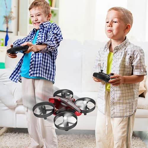 Mini Drones for Kids and Beginners Remote Control Toys, Quadcopter 2.4Ghz 6-Axis Gyro 4 Channels, Remote Control Helicopter is Best Kid Toys Gift (AT-66)