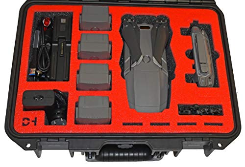 Drone Hangar Pelican Case  Compatible with Mavic 2 Pro or Mavic 2 Zoom model drones. Also holds Standard or Smart Controller and optional Fly More Kit accessories