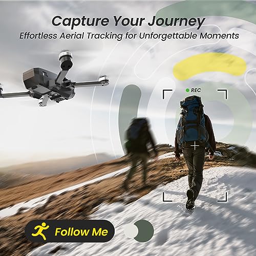 Holy Stone HS720E 4K EIS Drone with UHD Camera for Adults, Easy GPS Quadcopter for Beginner with 46mins Flight Time, Brushless Motor, 5GHz FPV Transmission, Auto Return Home, Follow Me& Anti-shake Cam