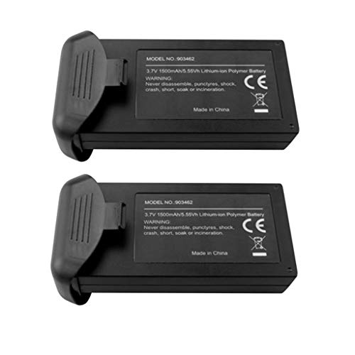 Fytoo 2PCS 3.7V 1500mah Lithium Battery for HS110D HS110G Aerial Photography Quadcopter Accessories Remote Control Drone Battery