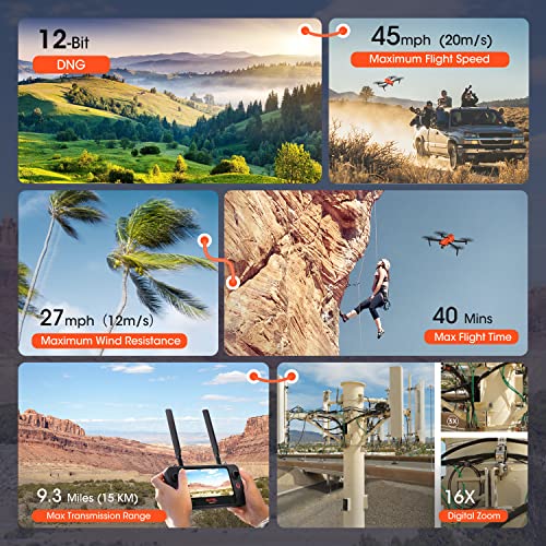 Autel Robotics EVO II Pro Drone with 6K HDR Video Rugged Bundle (2020 Newest)