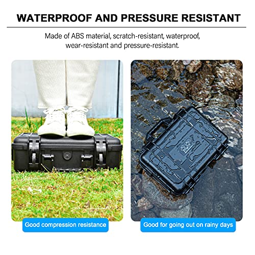 TOMAT Mavic Mini 2 Case Waterproof Hard Carrying Case Compatible with DJI Mini 2 Fly More Combo Accessories