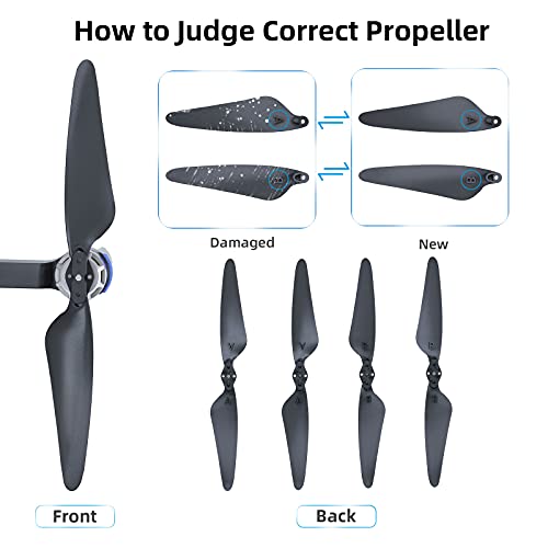 Ruko F11Pro Drone Blades, Blade for F11, Drone Accessories, Spare Part Replacement Foldable Propeller Props 4PCS