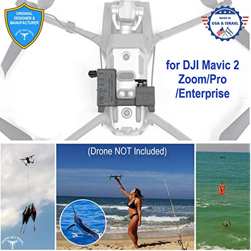 Release and Drop Professional Device for DJI Mavic 2 (all models) â Drone Fishing, Bait Release, Load Delivery, Search and Rescue and Fun â U.S. Patent - by DRONE SKY HOOK