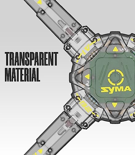 DIY Drone for Kids and Beginners, SYMA X440 RC Drones with Detachable Arms, Remote Control Quadcopter Toys with 7-color LED Light, 360Â° Flips, 16 Mins to Fly, One-key Start and Altitude Hold, Black