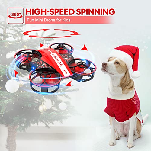 NEHEME NH330 Mini Drones for Kids Beginners Adults, RC Small Helicopter Quadcopter with Headless Mode, Auto Hovering, Throw to Go, 3D Flip and 2 Batteries, Indoor Flying Toys/Gift for Boys Girls