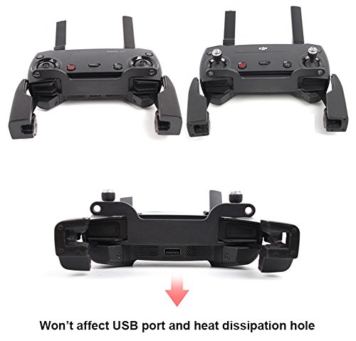 Rantow SPARK & MAVIC Remote Controller Dual Hook Lanyard Bracket Buckle + Neck Hanging Belt Strap Necklaces Combo for DJI Spark/DJI Mavic Pro/DJI Mavic Air Drone Transmitter