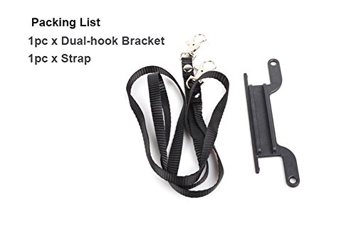 Rantow SPARK & MAVIC Remote Controller Dual Hook Lanyard Bracket Buckle + Neck Hanging Belt Strap Necklaces Combo for DJI Spark/DJI Mavic Pro/DJI Mavic Air Drone Transmitter