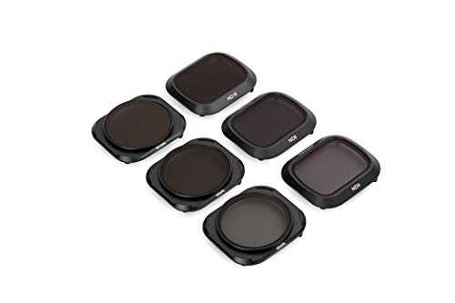 Tiffen Filters for Compact DJI Mavic 2 Pro Drone Including Neutral Density/Polarizer Kit, (MAV2PRO6KIT) 6 Filters, Black