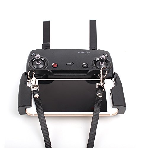 Rantow SPARK & MAVIC Remote Controller Dual Hook Lanyard Bracket Buckle + Neck Hanging Belt Strap Necklaces Combo for DJI Spark/DJI Mavic Pro/DJI Mavic Air Drone Transmitter