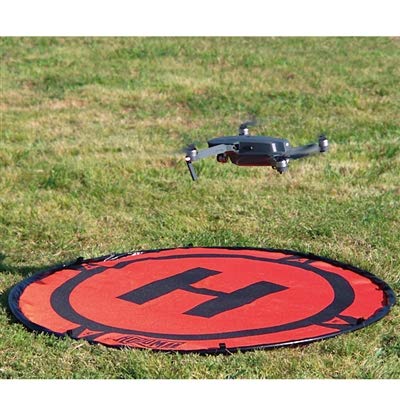 Hoodman HDLP3 Drone Landing Pad Launch Accessory 3 Foot Diameter Fits DJI Phantom Size Smaller RC Quadcopter