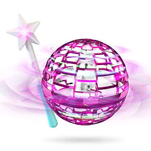 Flynova Pro Hand Operated Drone with Magic Controller for Kids Adults - ATHLERIA Hand Controlled Helicopter Flying Ball with 360° Rotating and RGB Lights - Mini Drone Interactive Toys Indoor Outdoor