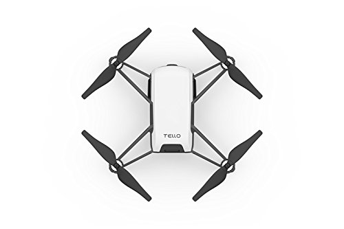 Tello Quadcopter Drone with HD Camera and VR,Powered by DJI Technology and Intel Processor,Coding Education,DIY Accessories,Throw and Fly (Without Controller)