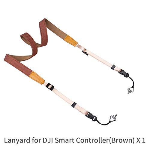 SEASKYRC Lanyard for DJI Smart Controller Mavic 2 Pro/Zoom Mavic Air 2 Drone Remote Controller Shoulder Strap Neck Tape Accessories [Brown]