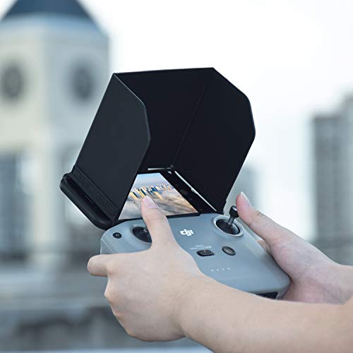 HeiyRC 5.5 inch Drone Remote Control Sun Shade Hood for DJI Mavic Mini 2,Mavic 2 Zoom,Mavic Pro,Mavic Air,Spark,Phantom 3 4,Inspire 1,fit for iPhone 6 Plus 7Plus