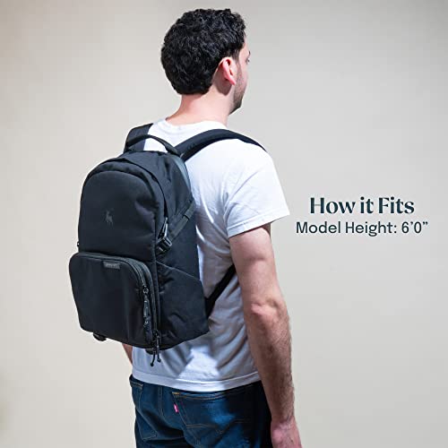 Brevite Jumper Photo Compact Camera Backpack: A Minimalist & Travel-Friendly Photography Backpack Compatible with Both Laptop & DSLR Accessories 18L (Black)