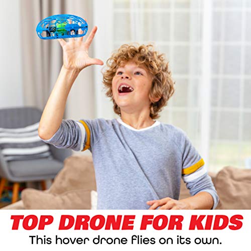 Force1 Scoot XL Hand Drones for Kids - Flying Ball Drone, Kids Drone, Flying Toys for Boys and Girls (Blue)