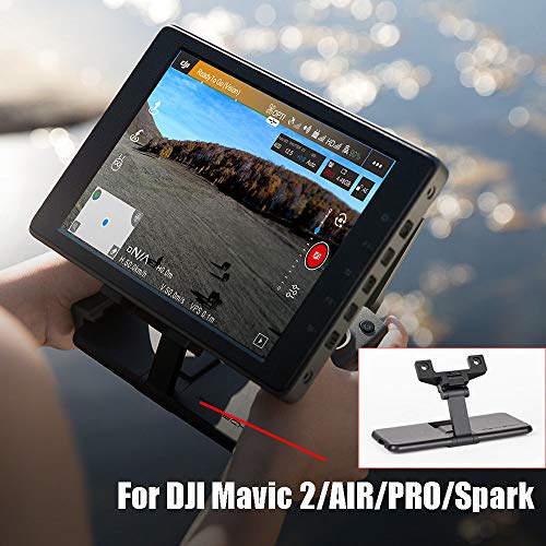 PGYTECH Crystalsky Mounting Bracket Controller Monitor Bracket Clip Holder Aluminum Compatible with Mavic 2/Mavic AIR/Mavic PRO/Spark Drone