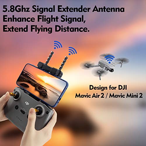 FVW Yagi-UDA Remote Controller Antenna for Mavic Air 2, 5.8Ghz Signal Amplifier Range Booster Extender for DJI Mavic Air 2/Mavic Mini 2 Drone Accessories