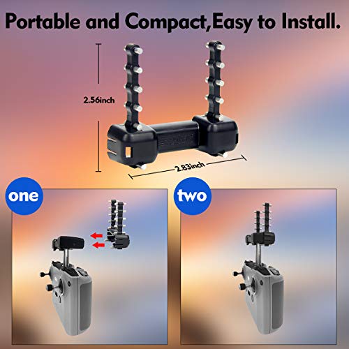 FVW Yagi-UDA Remote Controller Antenna for Mavic Air 2, 5.8Ghz Signal Amplifier Range Booster Extender for DJI Mavic Air 2/Mavic Mini 2 Drone Accessories