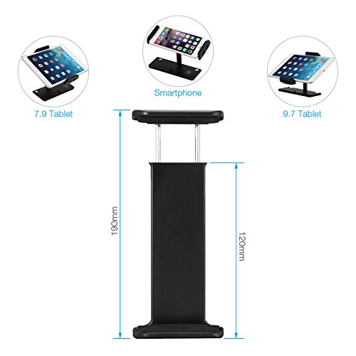 Powerextra 4-12 Inch Adjustable Extender Tablet Holder Mount with Neck Lanyard Strap Compatible with DJI Mavic Mini, Mavic 2 Pro/Zoom, DJI Spark/Mavic Pro/Mavic Air Remote Control