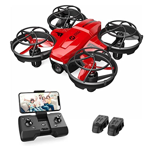 Holy Stone HS420 Mini Drone with HD FPV Camera for Kids Adults Beginners, Pocket RC Quadcopter with 3 Batteries, Toss to Launch, Gesture Selfie, Altitude Hold, Circle Fly, High Speed Rotation