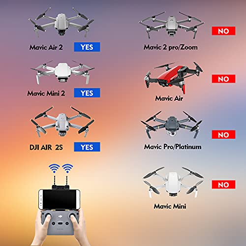 FVW Yagi-UDA Remote Controller Antenna for Mavic Air 2, 5.8Ghz Signal Amplifier Range Booster Extender for DJI Mavic Air 2/Mavic Mini 2 Drone Accessories