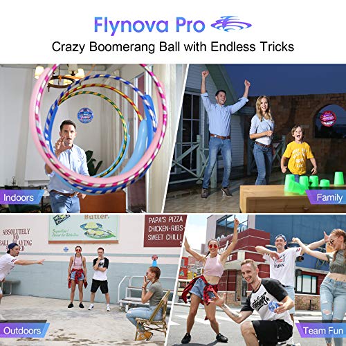 Flynova Pro Hand Operated Drone with Magic Controller for Kids Adults - ATHLERIA Hand Controlled Helicopter Flying Ball with 360° Rotating and RGB Lights - Mini Drone Interactive Toys Indoor Outdoor
