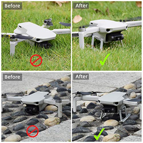 HeiyRC Landing Gear for DJI Mavic Mini Drone Quick Release Height Extender Protector Guard for Mini 2 Accessory