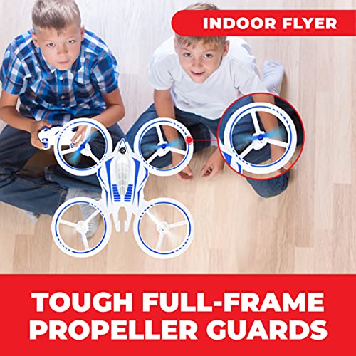 Force1 UFO 4000 LED Mini Drones for Kids - Small RC Drones for Beginners w/ 2 Quadcopter Batteries