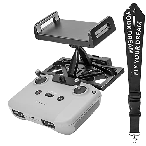 Drone Tablet Holder, Jubor Foldable Tablet Mount Adapter for DJI Mavic Air 2/Air 2S/Mavic 3/Mavic Mini/Mavic 2/Mavic Pro Drones Accessories Tablet Stand for Remote Controller Fit 4.7-12.9 Inch Tablets