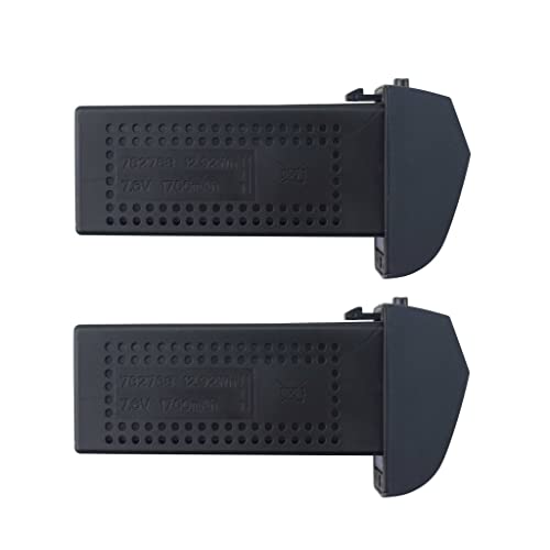 Fytoo 2PCS 7.6V 1700mah Lithium Battery for HS175D SYMA Z6 Z6pro Aerial Photography Folding Quadcopter Accessories Remote Control Helicopter Lithium Battery