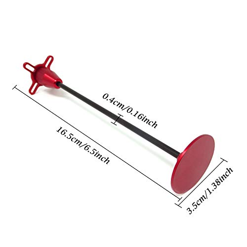 Honbay CNC Aluminum GPS Folding Antenna Base Mount Holder Bracket for DJI Quadcopter Multicopter (Red)