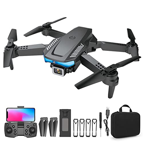 JASKFLY Drones with 4K Dual Cameras for Adults, F185 Pro Foldable Mini RC Drone Quadcopter Toys with One Key Start/Return, Trajectory Flight, Headless Mode, Intelligent Obstacle Avoidance