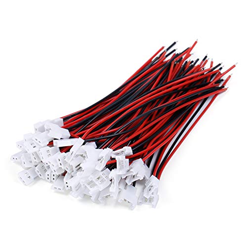 NIDICI 20pcs(10 Pairs) 1S Charger 3.7v Charging Cable Male & Female for 1s Lipo Battery RC Quadcopter Drone Multirotors
