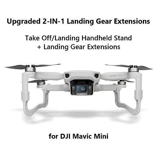 for DJI Mavic Mini 2 Landing Gear Extensions Legs Handheld Stand, Mavic Mini / DJI Mini 2nd Generation Accessories Extended Support Legs - Friendly to Drone Beginer