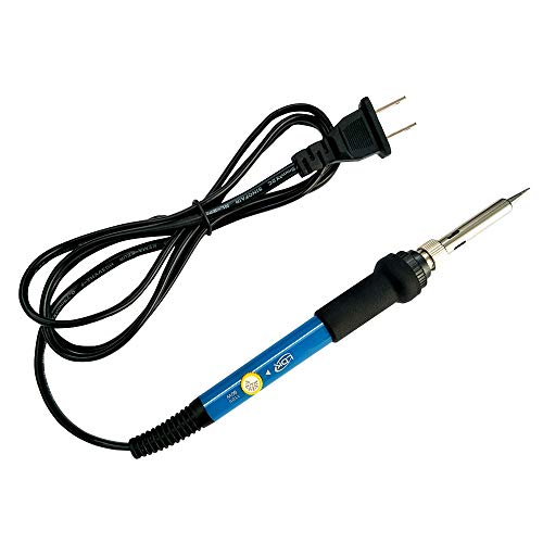 LDK Soldering Iron Kit Electric 60W 110V Adjustable Temperature Soldering Gun Welding Tools, 5pcs Replacement Tips and Solder Wire Tube (Basic)