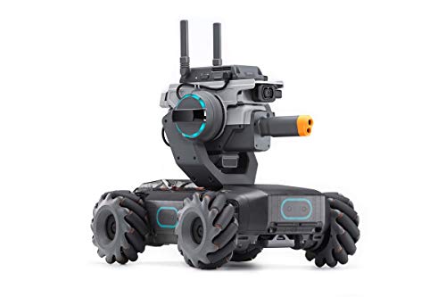DJI RoboMaster S1 - Educational Robot STEM Programmable for Kids Science Learning Toy Car Remote Control Intelligent AI Scratch Python Coding 5MP 1/4" CMOS Camera