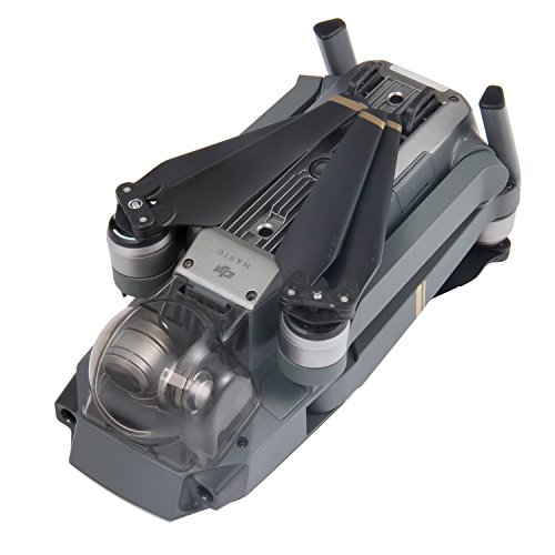 Aterox DJI Mavic Pro/Platinum Gimbal Lock Camera Guard Protector Transport Fixed Lens Cover Accessories (Transparent Gray)