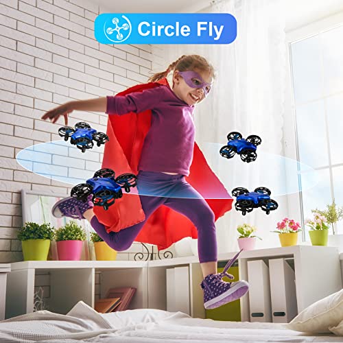 Drones for Kids, TUDELLO RC Mini Drone for Kids and Beginners, RC Quadcopter Indoor with Headless Mode, Small Helicopter with 3D Flip, Auto Hovering and 2 Batteries, Great Gift for Boys and Girls