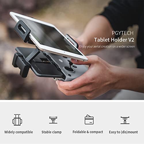 PGYTECH Pad Holder 4-10.5 inch Holder Remote Control Tablet Mount Holder Compatible with DJI Mavic Mini 2/Mavic Air 2/Mavic Mini/Mavic 2/Mavic Air/Mavic Pro/Spark