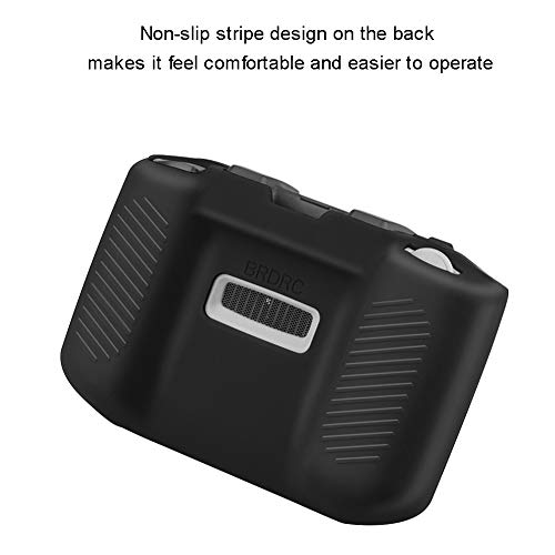 O'woda Mavic Mini 2 Remote Control Protective Cover with Lanyard Silicone Case Dustproof Scratch Resistant Shell Protection Accessories for DJI Mavic Mini 2/Mavic Air 2 (Black)