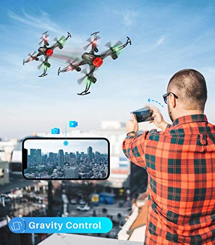 Syma X400 FPV Drone with Camera for Kids and Adults 720P HD WiFi Transmission, RC Quadcopter for Beginners Boys with Altitude Hold, One Key Start/Land, Draw Path, 3D Flips 2 Modular Batteries