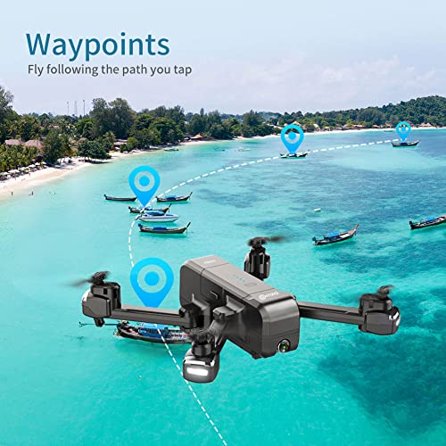 Contixo F22 Pro FPV Drone with Camera for Adults, Kids, Beginners - 5G RC Quadcopter with 2.7K Video - Gesture Control, Custom Flight Path, WiFi, GPS Auto Hover Return Home, Follow Me, Carrying Case