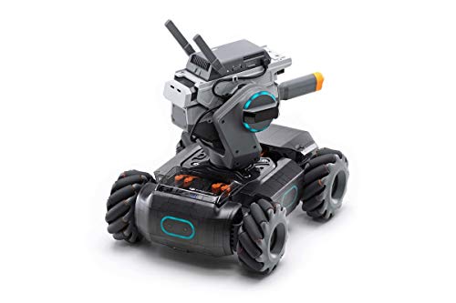 DJI RoboMaster S1 - Educational Robot STEM Programmable for Kids Science Learning Toy Car Remote Control Intelligent AI Scratch Python Coding 5MP 1/4" CMOS Camera