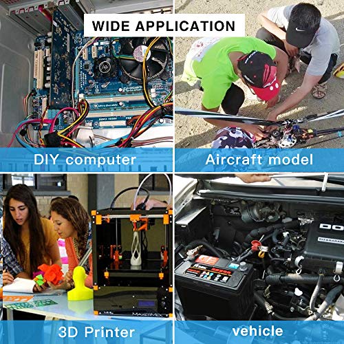 SZHKM 520pcs M3 Nylon Standoffs Kit Male Female Threaded Hex Standoff Motherboard Standoffs Nylon Black Circuit Board Standoffs Mounting Hardware Spacer Assortment (NL3-08, Black)