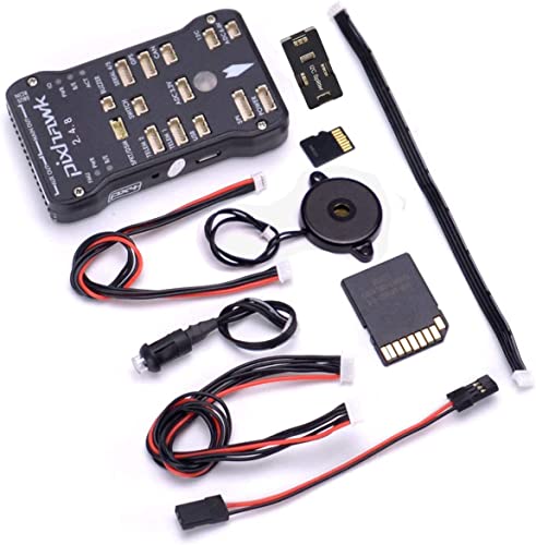 Readytosky Pixhawk PX4 Flight Controller PIX 2.4.8 32 Bit Flight Control Board+Safety Switch+Buzzer+I2C Splitter Expand Module+16GB SD Card