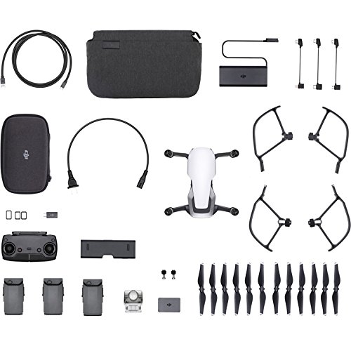 DJI Mavic Air Fly More Combo Arctic 4k Drone Electronics, White (CP.PT.00000165.01)