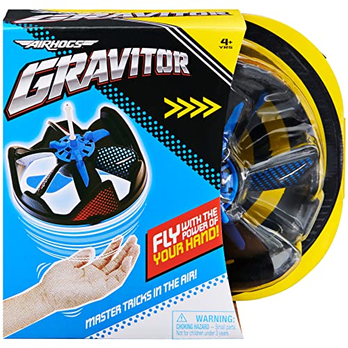 Air Hogs Gravitor with Trick Stick, USB Rechargeable Flying Toys, Drones for Kids 4 and up