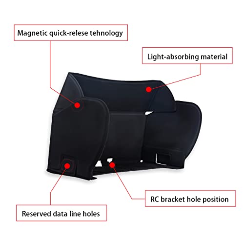Drone Sun Hood for DJI Mini 2 /Mini 3 Pro/Mavic 3/ Mavic Air 2/Air 2S,Magnetic Mobile Phone Sunshadeï¼Support 4.4-7.1 in Smartphone Screenï¼DJI Drone Accessories